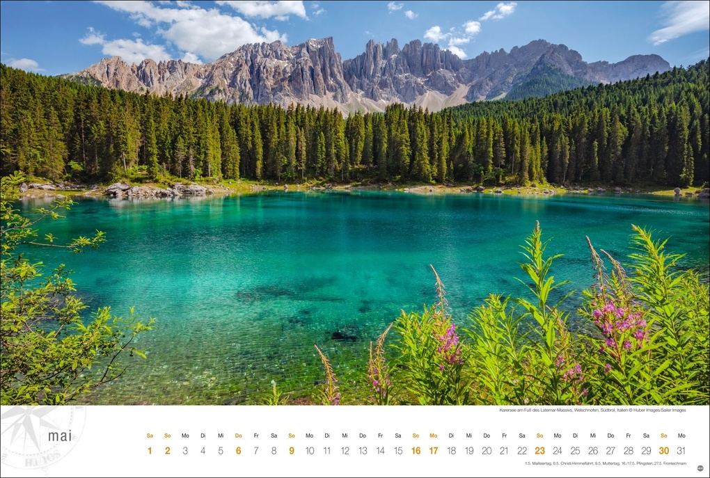 Weitere Ansicht: Südtirol Globetrotter Kalender 2027 - Von romantischen Tälern und schroffer Bergwelt