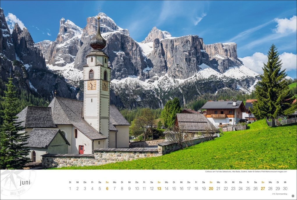 Weitere Ansicht: Südtirol Globetrotter Kalender 2027 - Von romantischen Tälern und schroffer Bergwelt