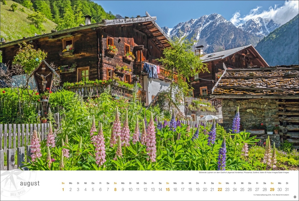 Weitere Ansicht: Südtirol Globetrotter Kalender 2027 - Von romantischen Tälern und schroffer Bergwelt