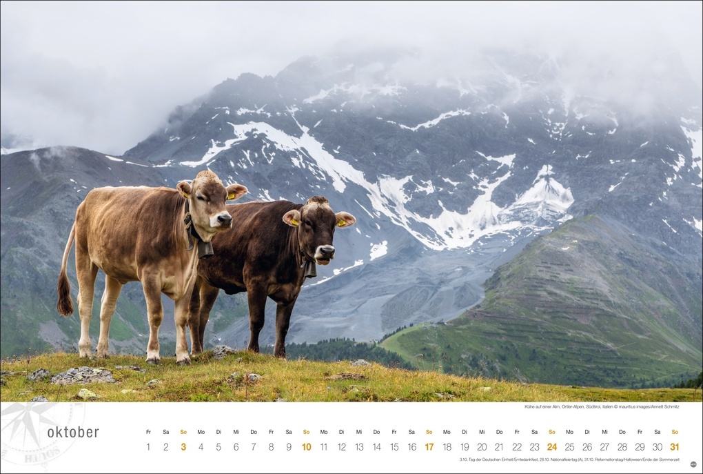 Weitere Ansicht: Südtirol Globetrotter Kalender 2027 - Von romantischen Tälern und schroffer Bergwelt