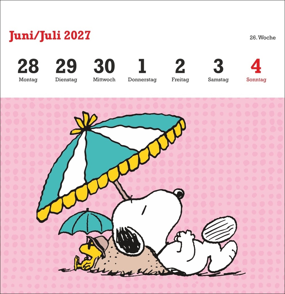 Weitere Ansicht: Peanuts Premium-Postkartenkalender 2027