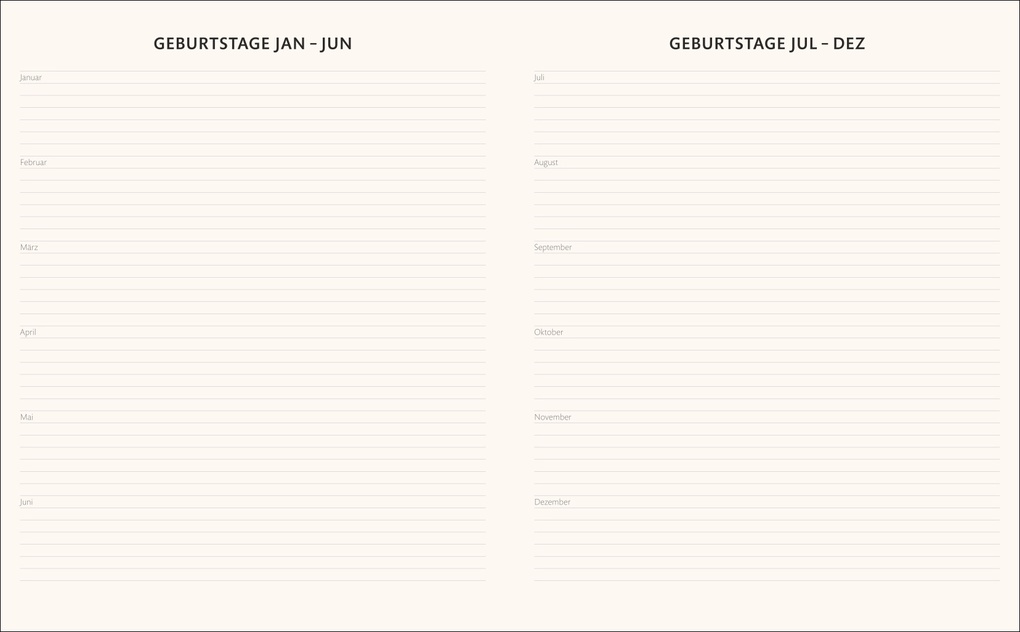 Weitere Ansicht: Kombitimer schwarz groß 2027