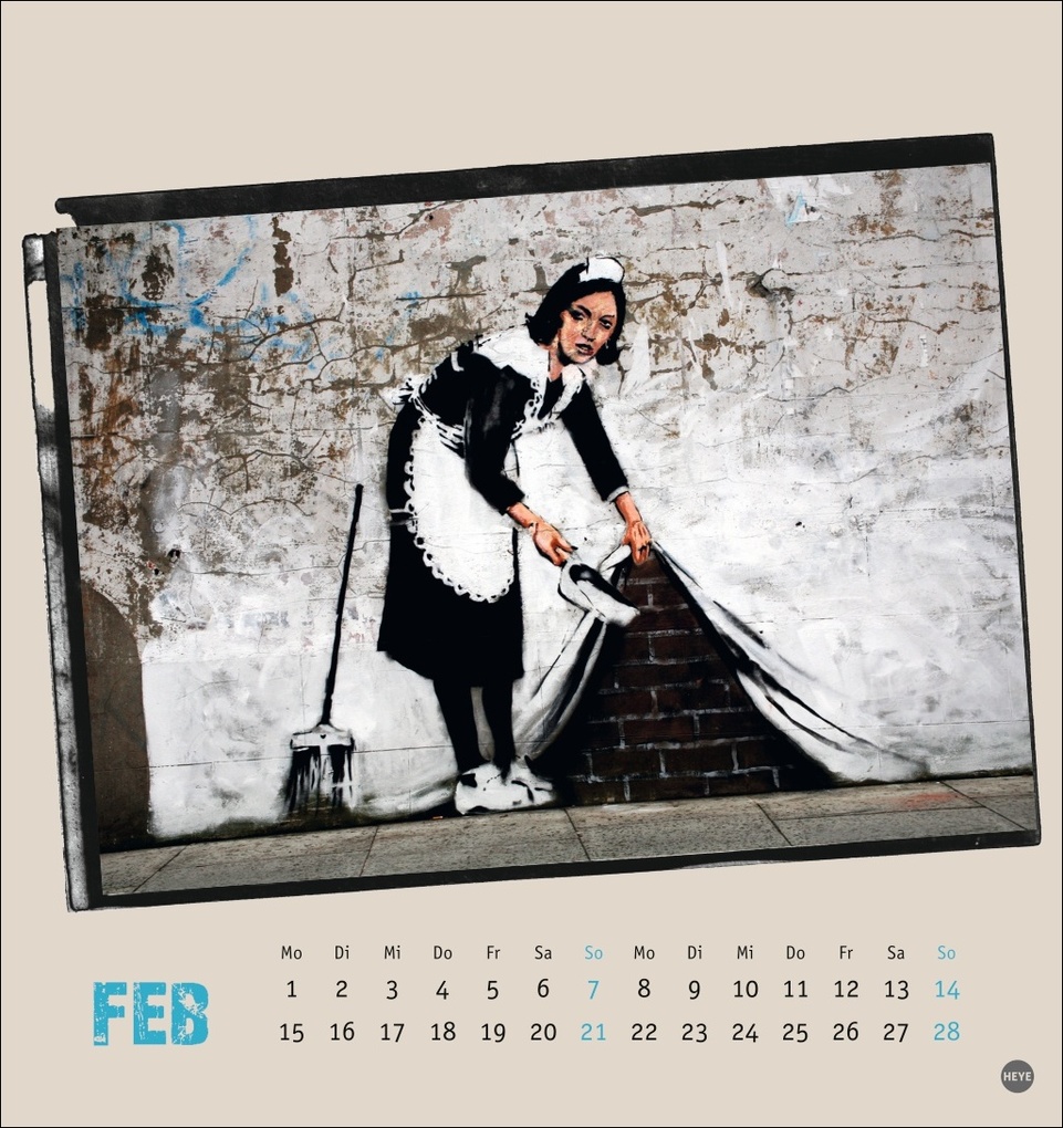 Weitere Ansicht: Banksy Postkartenkalender 2027