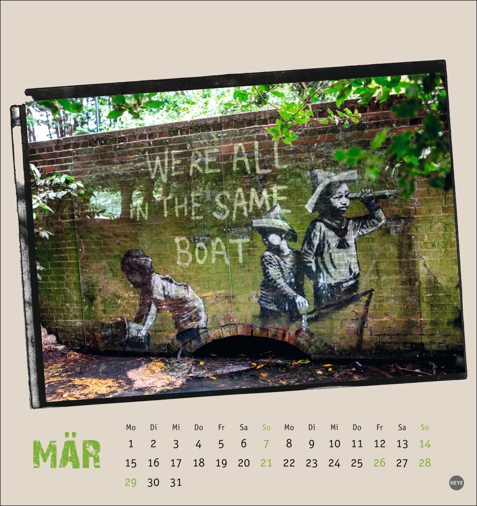 Weitere Ansicht: Banksy Postkartenkalender 2027