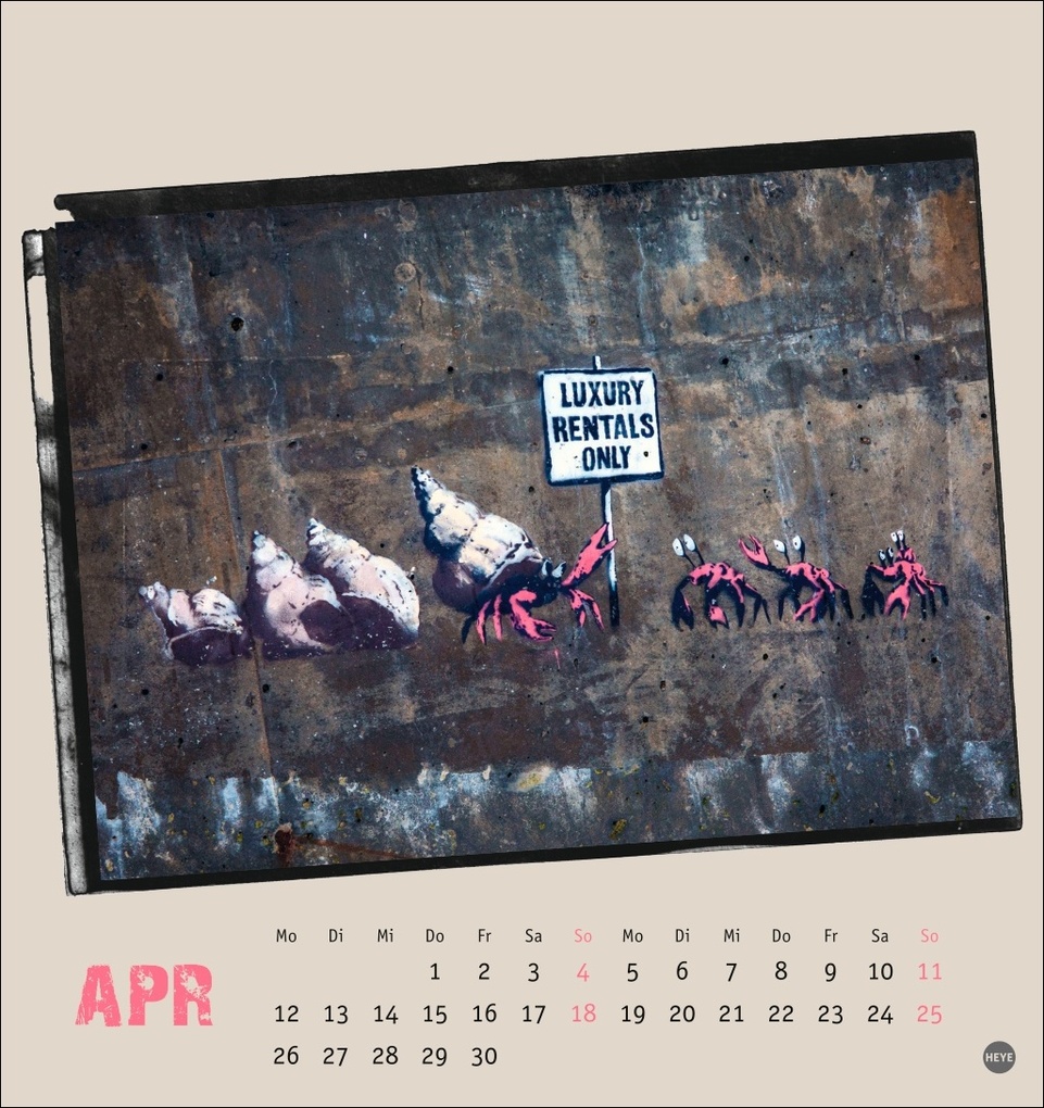 Weitere Ansicht: Banksy Postkartenkalender 2027