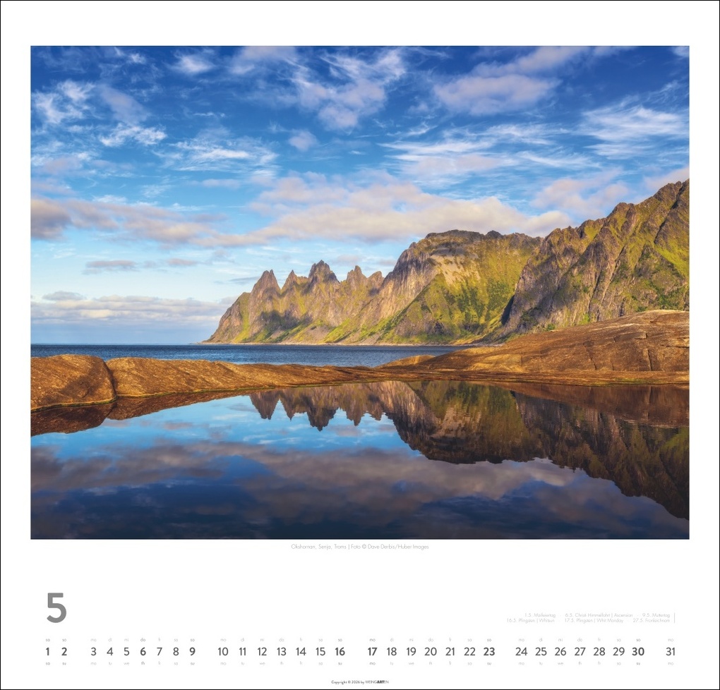 Weitere Ansicht: Norwegen Kalender 2027 - Im Land der Mitternachtssonne