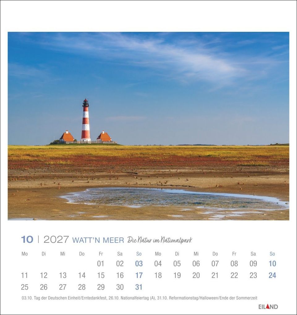 Weitere Ansicht: Watt'n Meer Postkartenkalender 2027 - Die Natur im Nationalpark