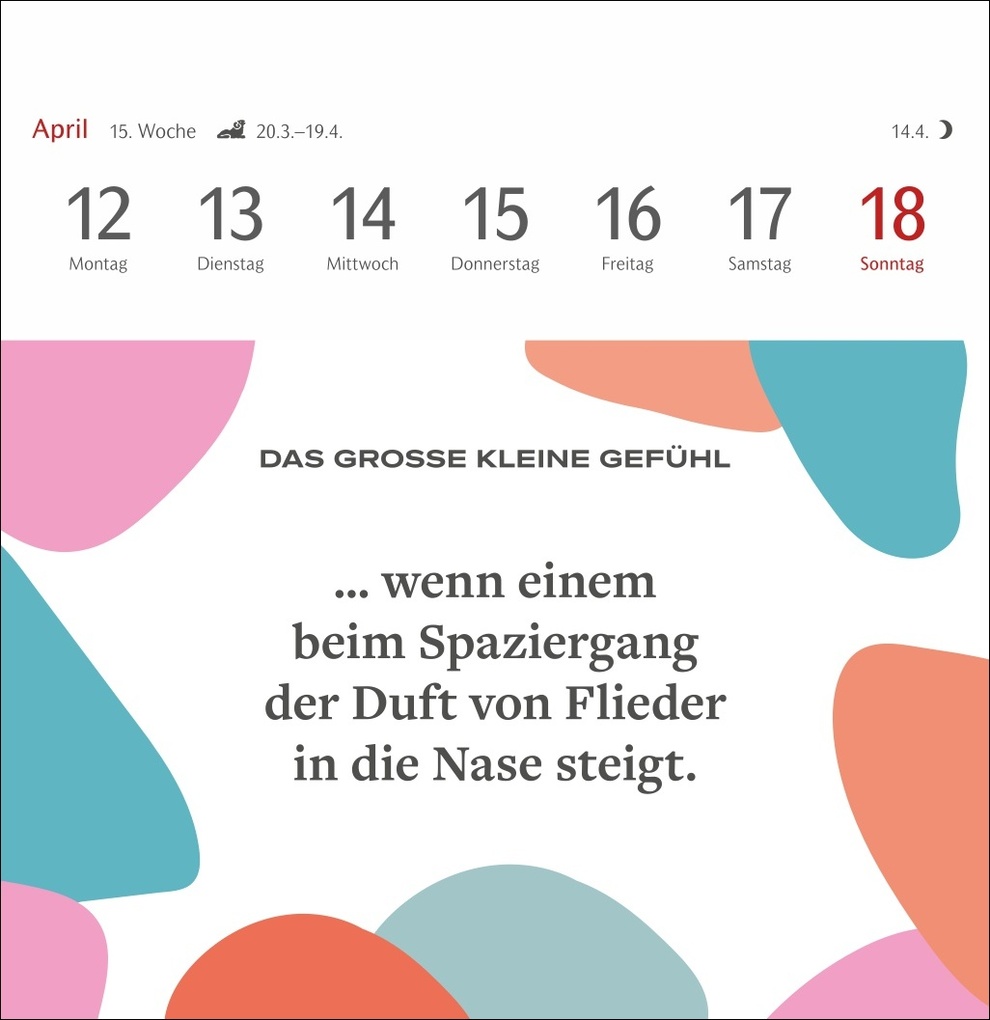 Weitere Ansicht: Das große kleine Gefühl Premium-Postkartenkalender 2027 - 53 Postkarten mit Liebeserklärungen an alltägliche Momente
