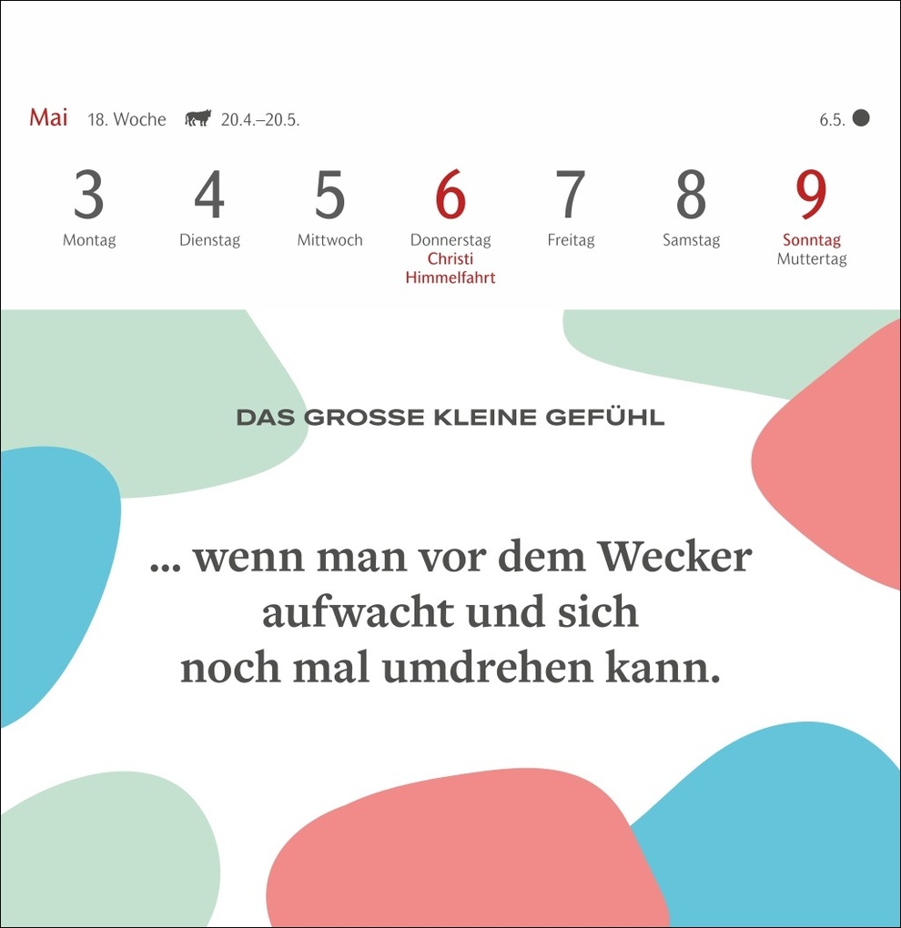 Weitere Ansicht: Das große kleine Gefühl Premium-Postkartenkalender 2027 - 53 Postkarten mit Liebeserklärungen an alltägliche Momente