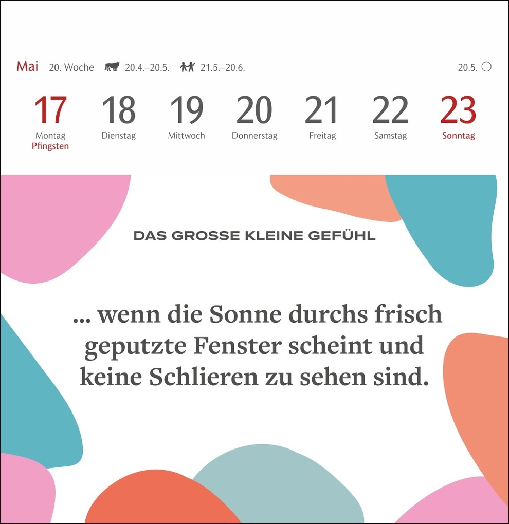 Weitere Ansicht: Das große kleine Gefühl Premium-Postkartenkalender 2027 - 53 Postkarten mit Liebeserklärungen an alltägliche Momente