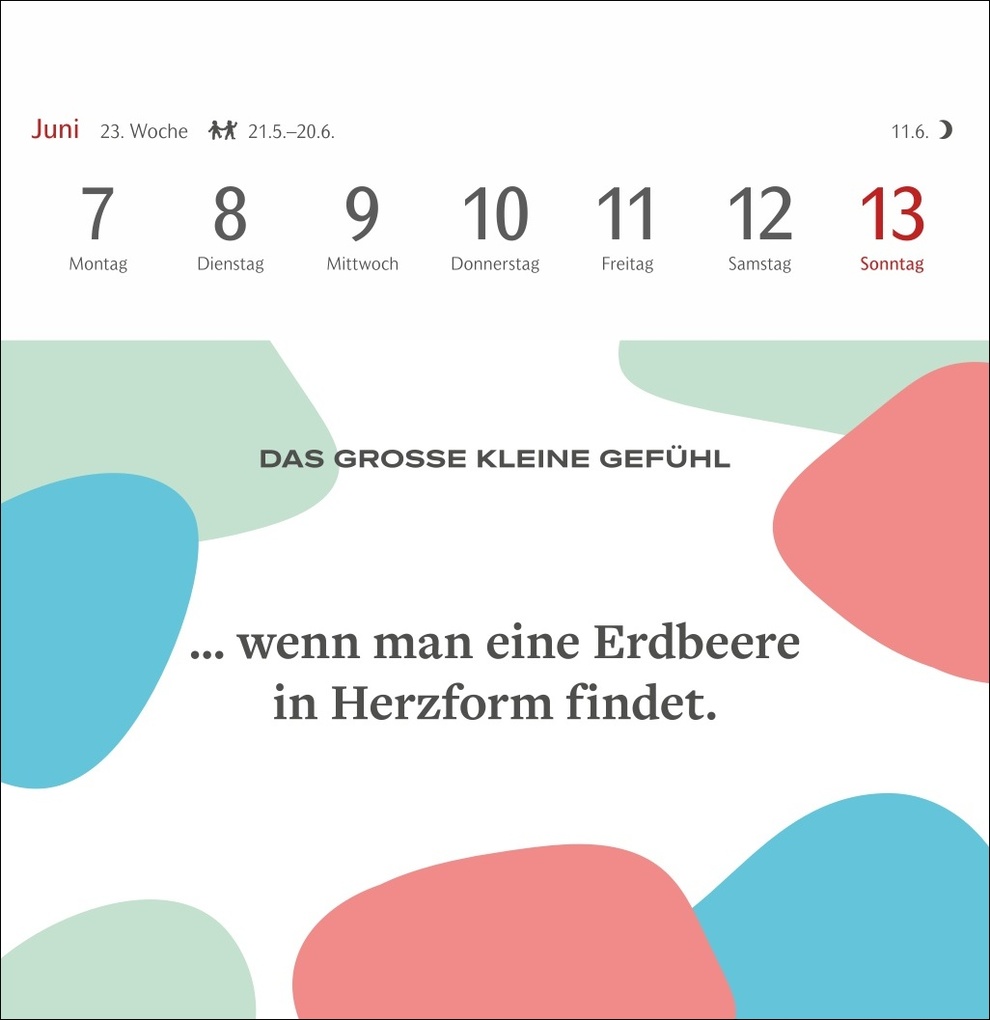 Weitere Ansicht: Das große kleine Gefühl Premium-Postkartenkalender 2027 - 53 Postkarten mit Liebeserklärungen an alltägliche Momente