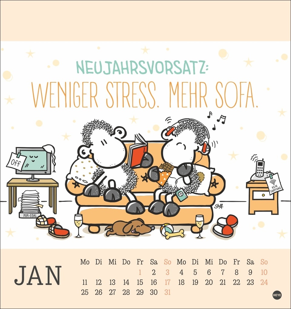 Weitere Ansicht: sheepworld Postkartenkalender 2027