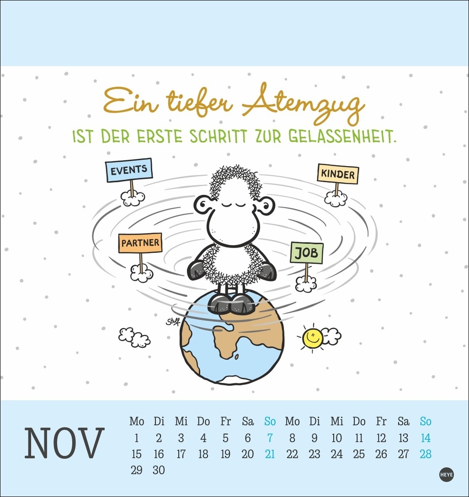 Weitere Ansicht: sheepworld Postkartenkalender 2027