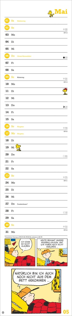 Weitere Ansicht: Peanuts Superlangplaner 2027