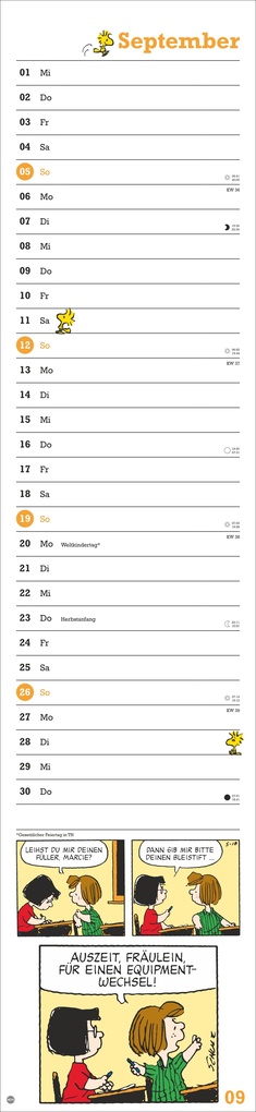 Weitere Ansicht: Peanuts Superlangplaner 2027