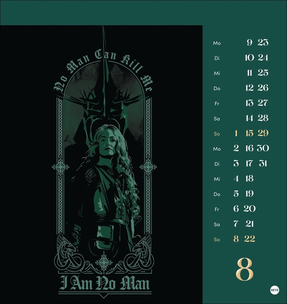 Weitere Ansicht: Herr der Ringe Postkartenkalender 2027