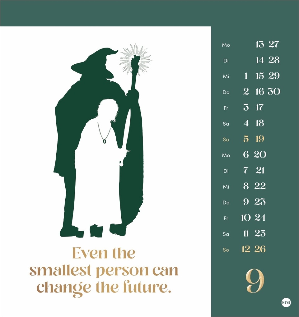 Weitere Ansicht: Herr der Ringe Postkartenkalender 2027