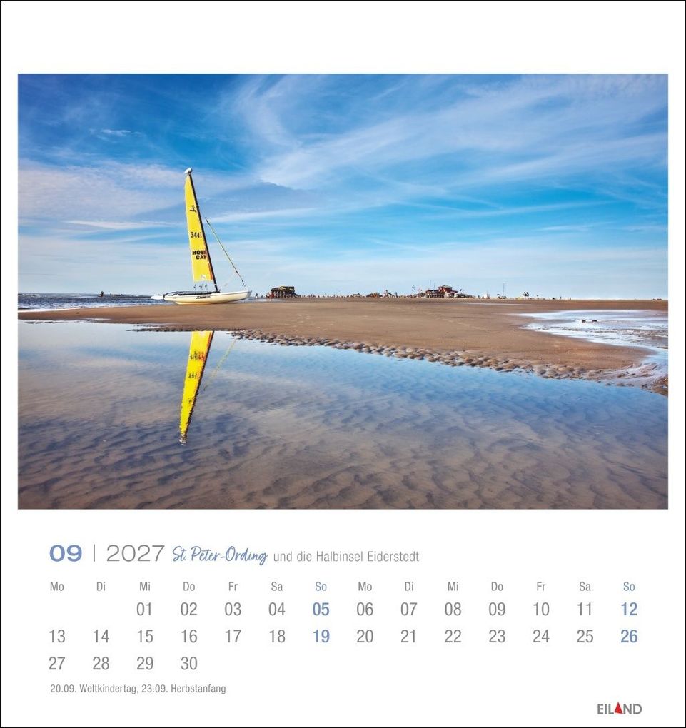 Weitere Ansicht: St. Peter-Ording und die Halbinsel Eiderstedt Postkartenkalender 2027 - und die Halbinsel Eiderstedt