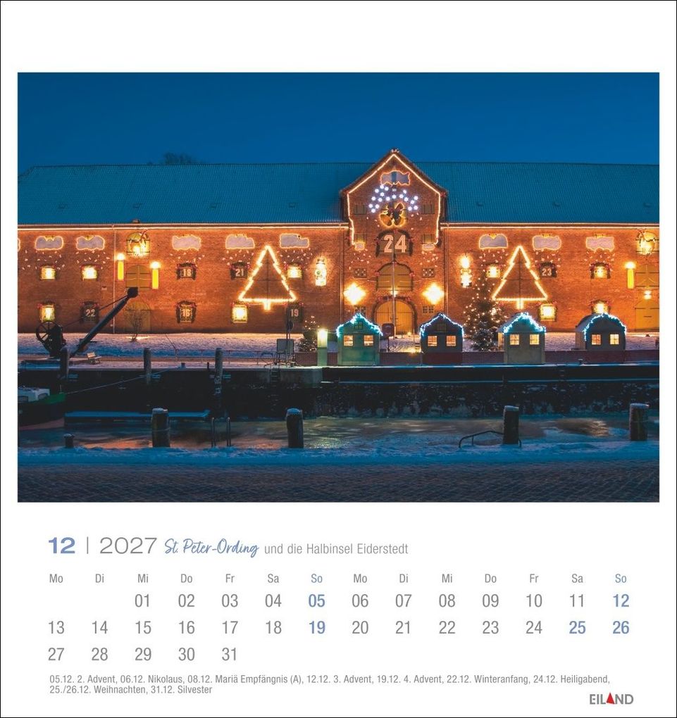 Weitere Ansicht: St. Peter-Ording und die Halbinsel Eiderstedt Postkartenkalender 2027 - und die Halbinsel Eiderstedt