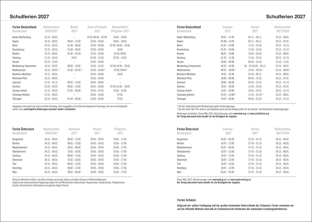 Weitere Ansicht: Terminer A6, Struktur schwarz 2027