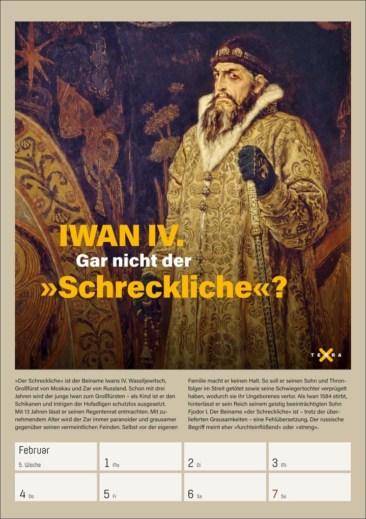 Weitere Ansicht: Terra X History Wochenplaner 2027