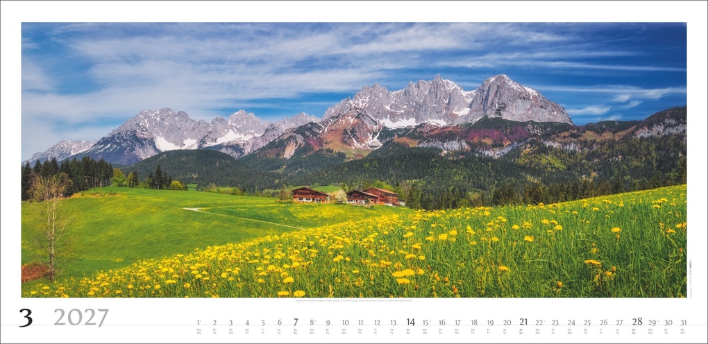 Weitere Ansicht: Alpenpanorama Kalender 2027