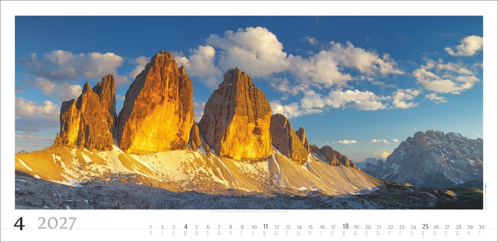 Weitere Ansicht: Alpenpanorama Kalender 2027