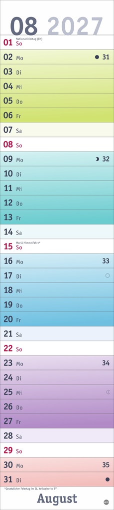 Weitere Ansicht: Bunte Wochen Langplaner 2027