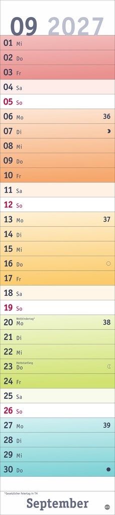 Weitere Ansicht: Bunte Wochen Langplaner 2027