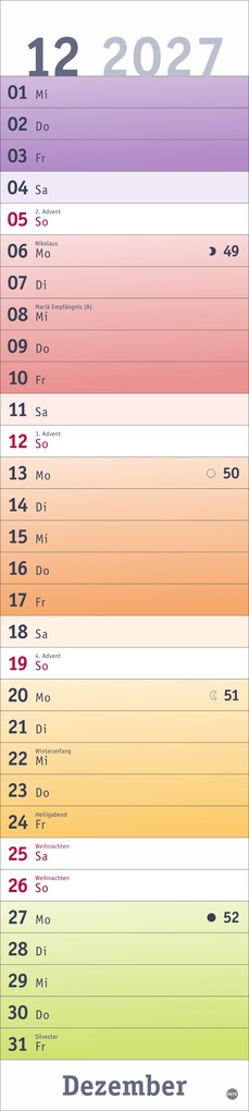 Weitere Ansicht: Bunte Wochen Langplaner 2027