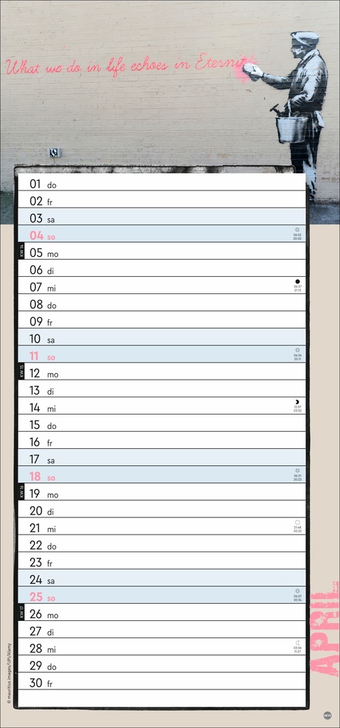 Weitere Ansicht: Banksy Planer 2027