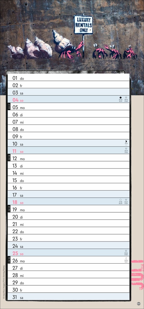 Weitere Ansicht: Banksy Planer 2027