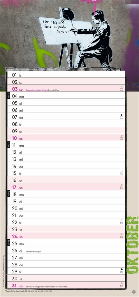 Weitere Ansicht: Banksy Planer 2027