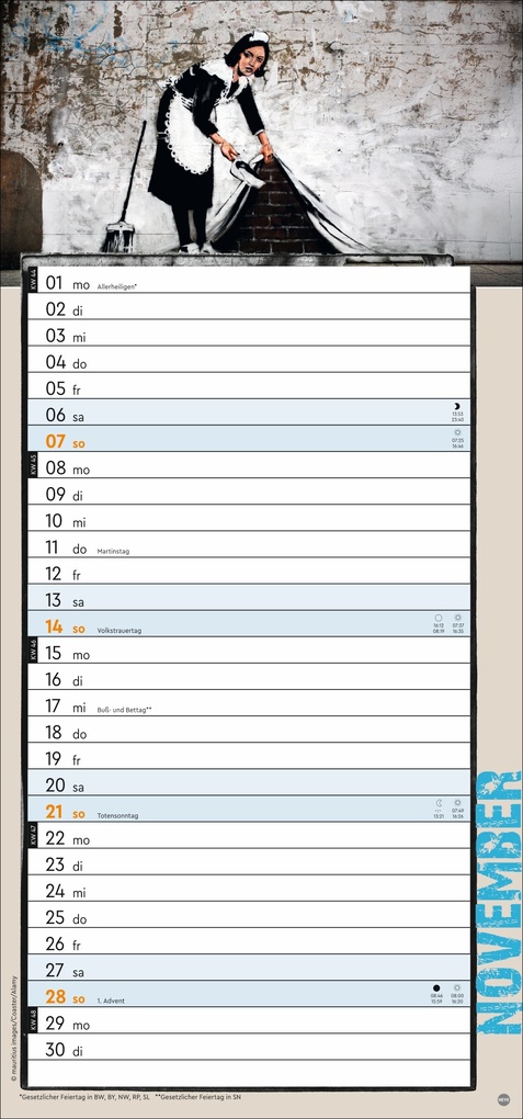 Weitere Ansicht: Banksy Planer 2027