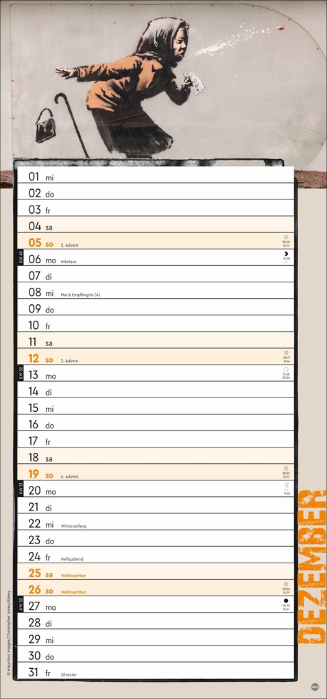 Weitere Ansicht: Banksy Planer 2027