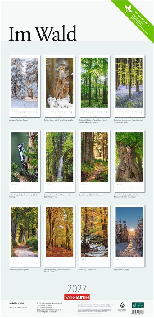Weitere Ansicht: Im Wald Kalender 2027