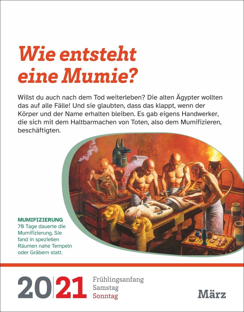 Weitere Ansicht: WAS IST WAS Der Kalender Tagesabreißkalender 2027