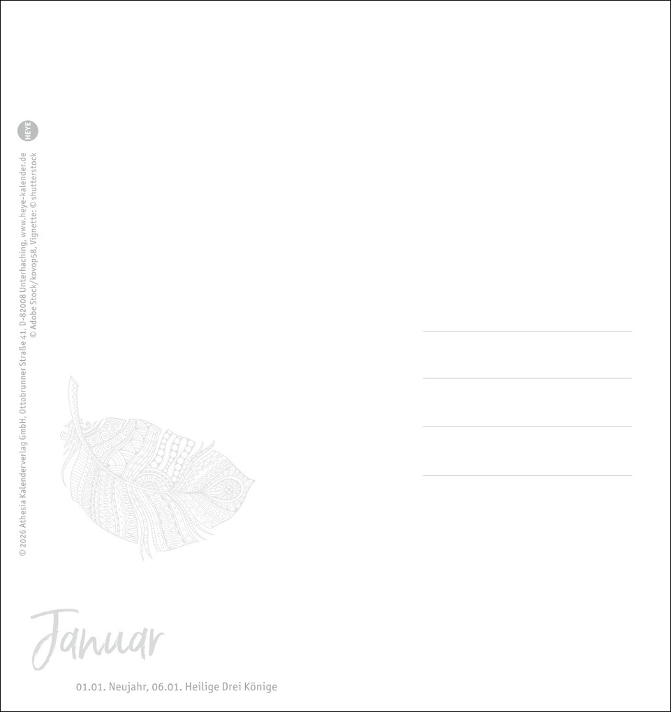Weitere Ansicht: Tage voller Glück Postkartenkalender 2027