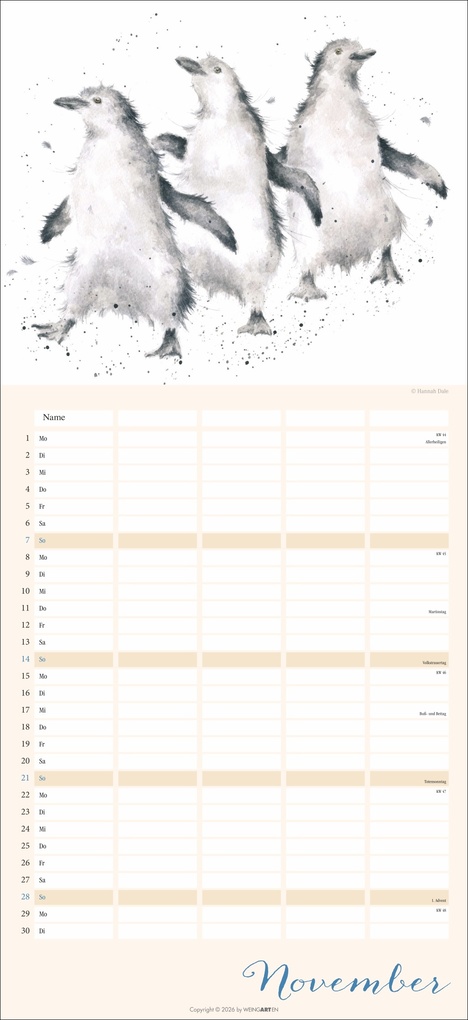 Weitere Ansicht: Happy Family Familienplaner 2027 | Hannah Dale