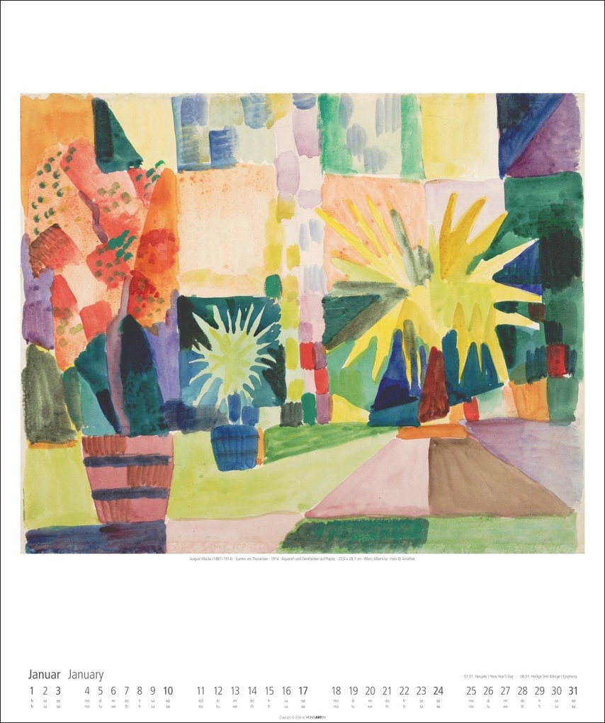 Weitere Ansicht: Der Blaue Reiter Kalender 2027 | Wassily Kandinsky, August Macke, Franz Marc, Gabriele Münter