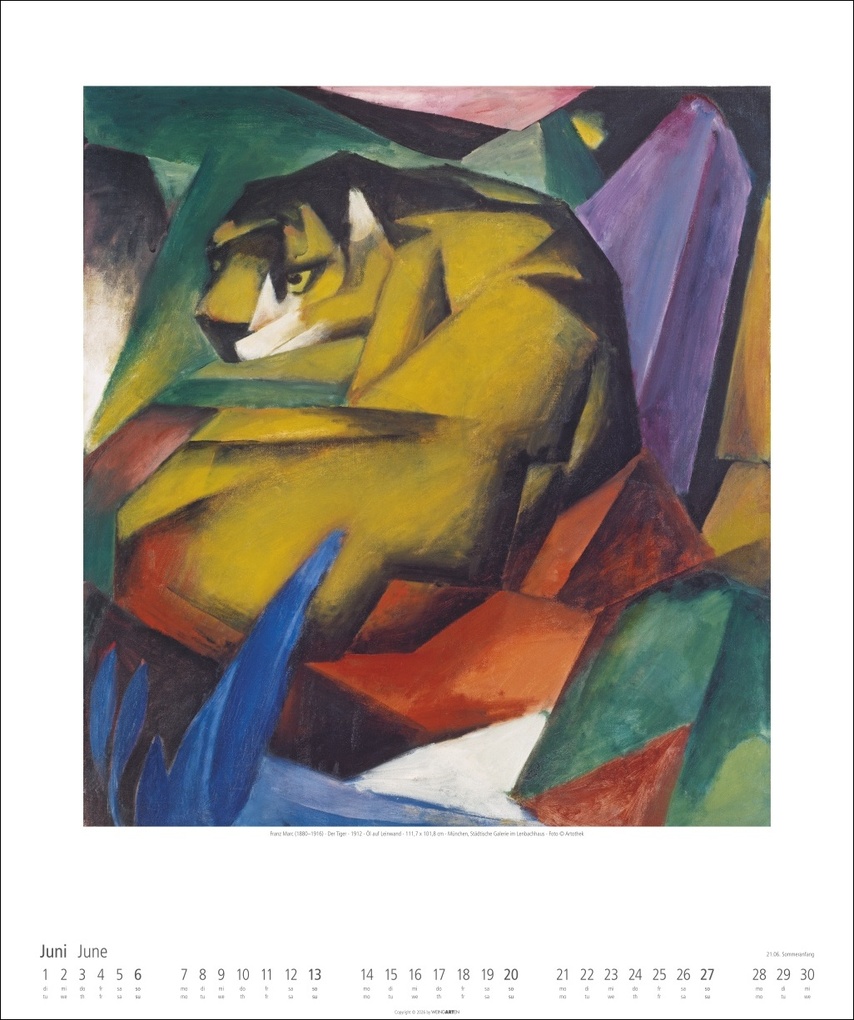 Weitere Ansicht: Der Blaue Reiter Kalender 2027 | Wassily Kandinsky, August Macke, Franz Marc, Gabriele Münter