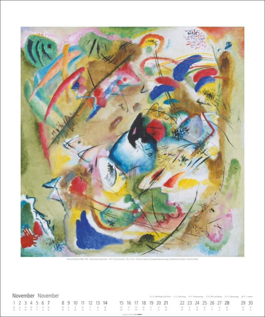 Weitere Ansicht: Der Blaue Reiter Kalender 2027 | Wassily Kandinsky, August Macke, Franz Marc, Gabriele Münter