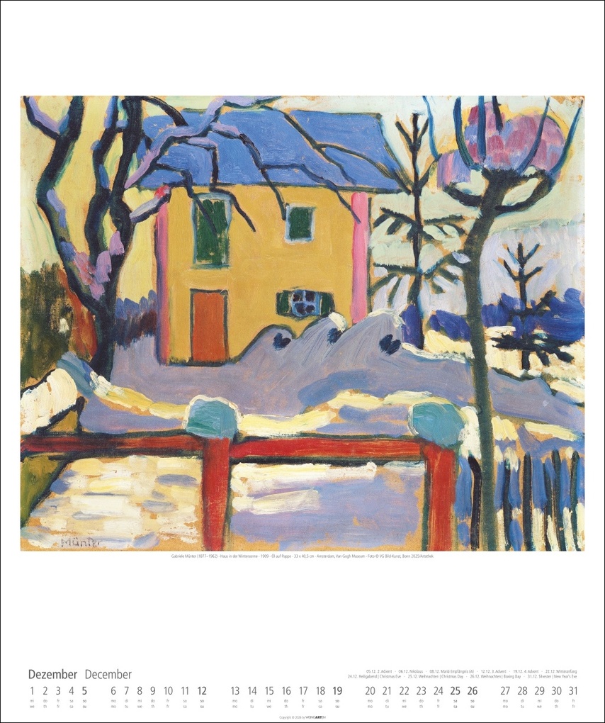 Weitere Ansicht: Der Blaue Reiter Kalender 2027 | Wassily Kandinsky, August Macke, Franz Marc, Gabriele Münter
