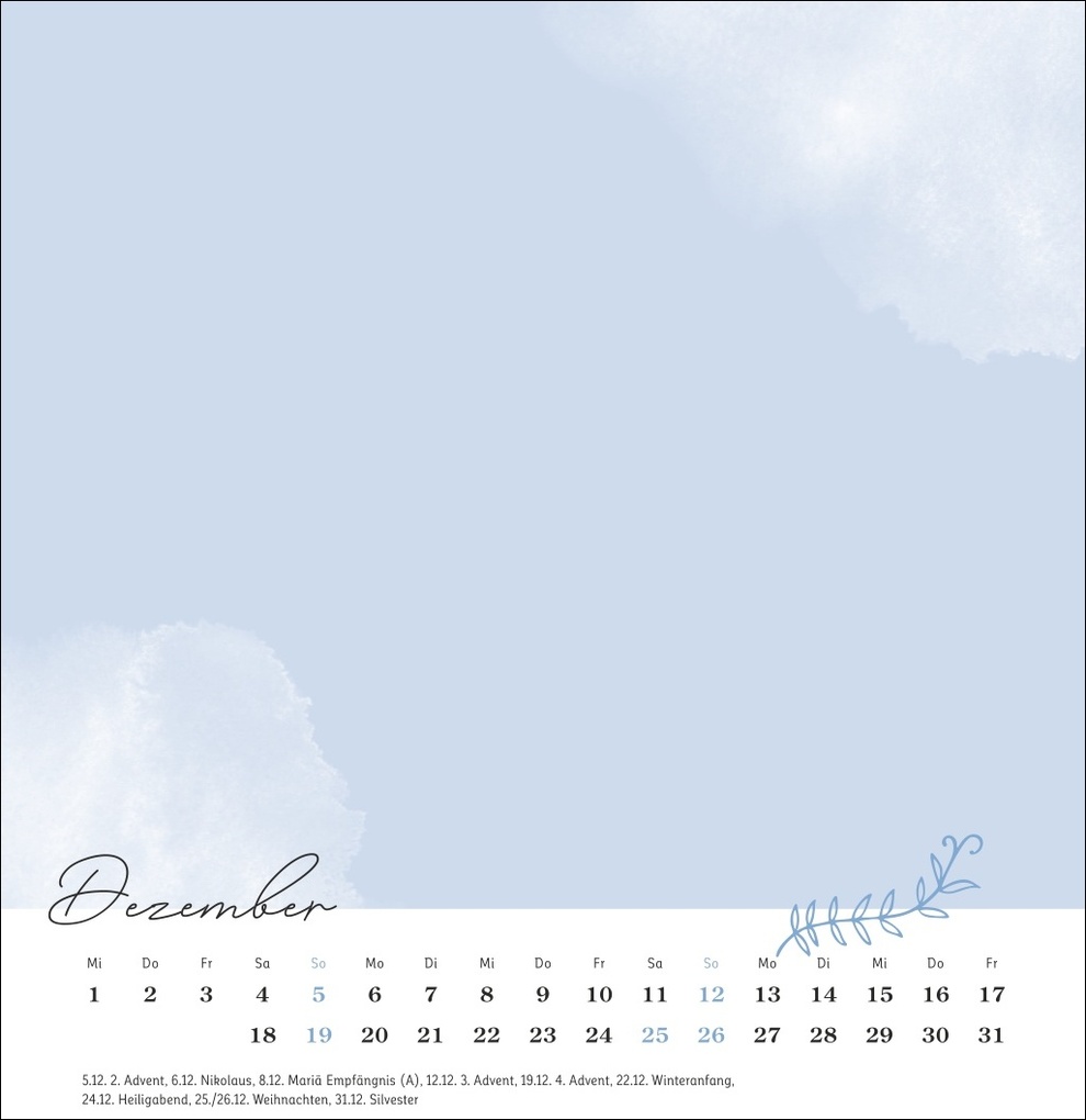 Weitere Ansicht: Kreativkalender zum Aufstellen Glücksmomente 2027