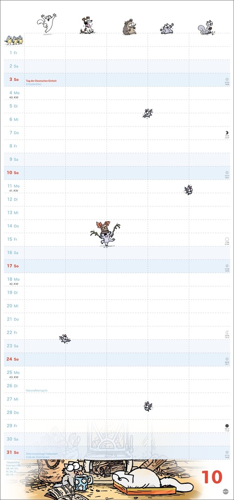 Weitere Ansicht: Simons Katze Familienplaner 2027 | Simon Tofield