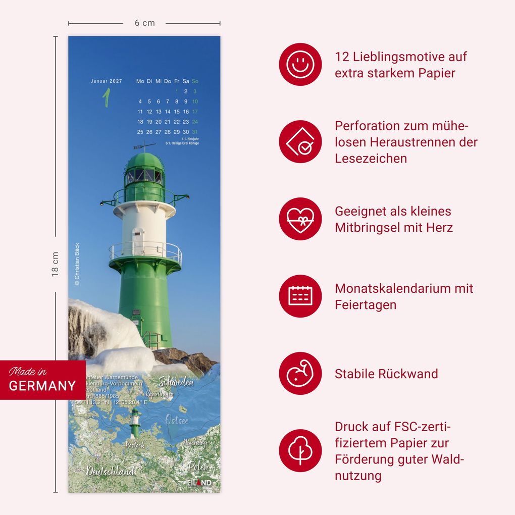 Weitere Ansicht: LilleEiland Lesezeichen & Kalender 2027