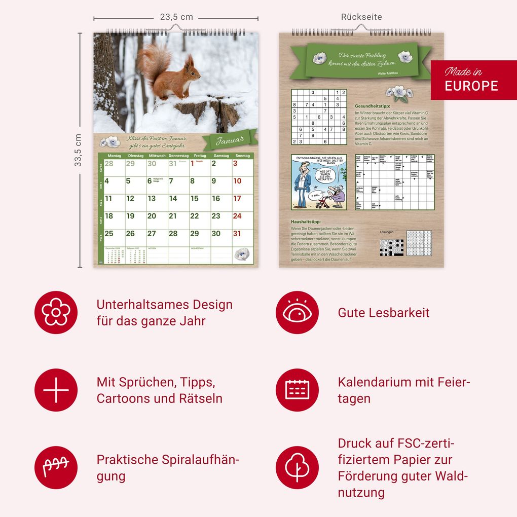 Weitere Ansicht: Rentnerkalender 2027