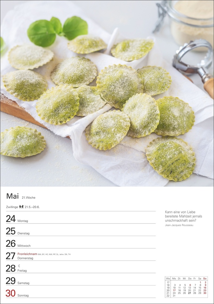 Weitere Ansicht: Küchenkalender Wochenplaner 2027 - 53 inspirierende Fotografien