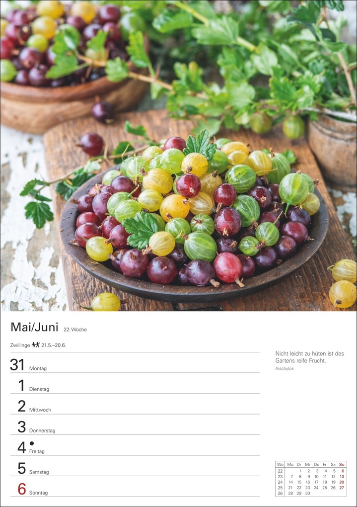 Weitere Ansicht: Küchenkalender Wochenplaner 2027 - 53 inspirierende Fotografien