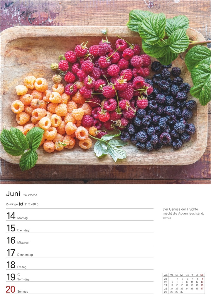 Weitere Ansicht: Küchenkalender Wochenplaner 2027 - 53 inspirierende Fotografien